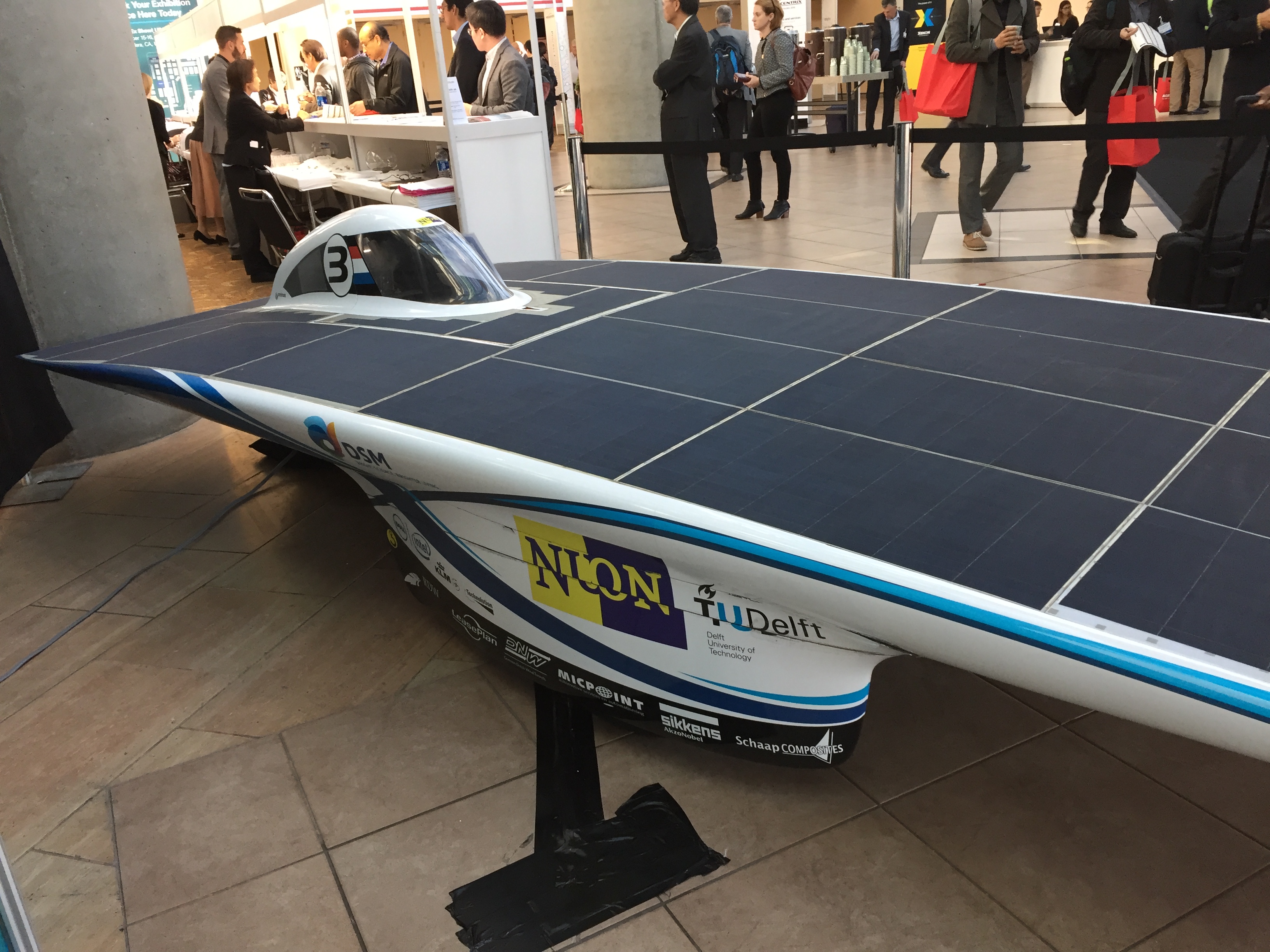 Nuna solar-powered race car