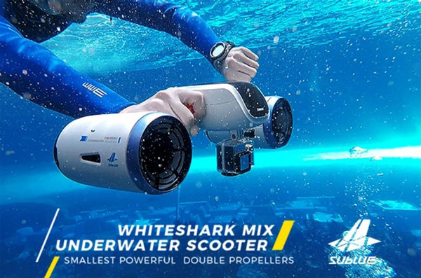 Explore the ocean with Sublue’s WhiteShark Mix underwater scooter