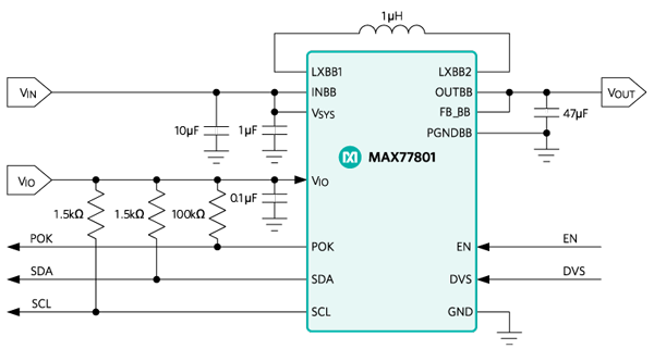MAX77801 block diagram