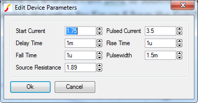  The Edit Device Parameters window for the load.
