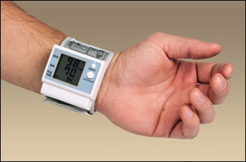 Wrist blood pressure monitor.