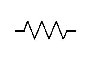 Resistor schematic symbol